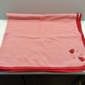 Vintage Gymboree Lady Bug blanket Tag year 2000